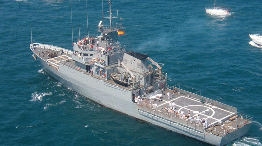 La Armada Espa&ntilde;ola participa en la jornada de puertas abiertas del Puerto de Motril con la corbeta Infanta Elena