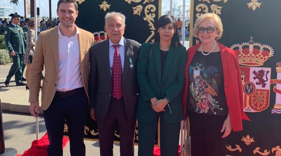 Alejandro Ramos, Rafael Milla, Larisa Milla y Concha Navarro.