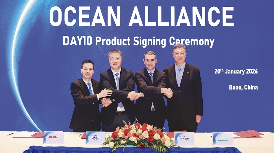 Las navieras de la Ocean Alliance han firmado los nuevos servicios para 2026.