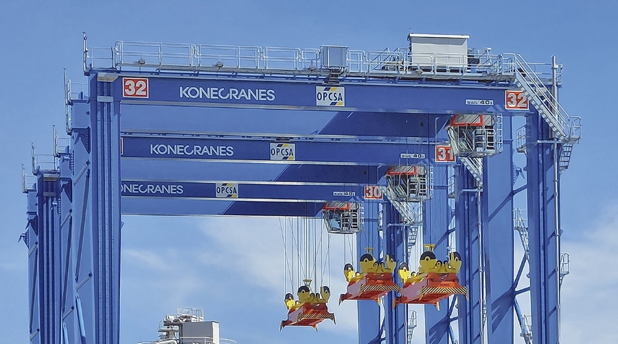 La flota de grúas RTG de Konecranes en la terminal ascenderá a un total de 18 unidades.