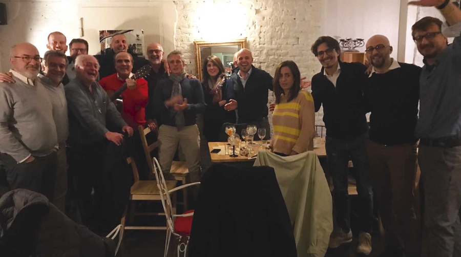 Los italianos del shipping de Barcelona hacen networking por Navidad