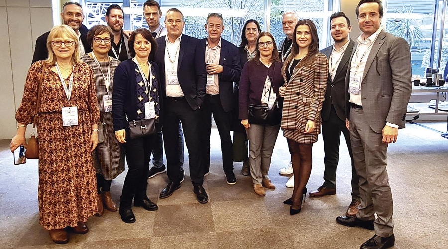 Miembros de Cruise Europe en la International Cruise Summit.