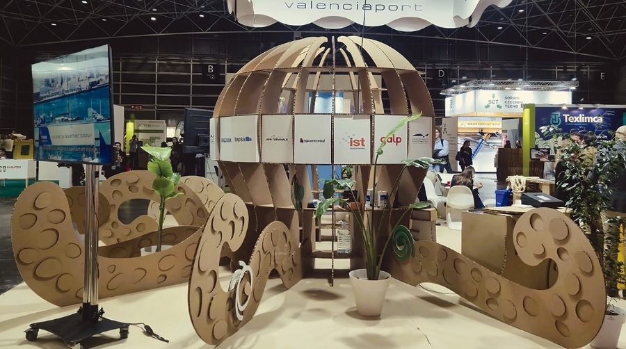 Stand de Valenciaport en Ecofira.