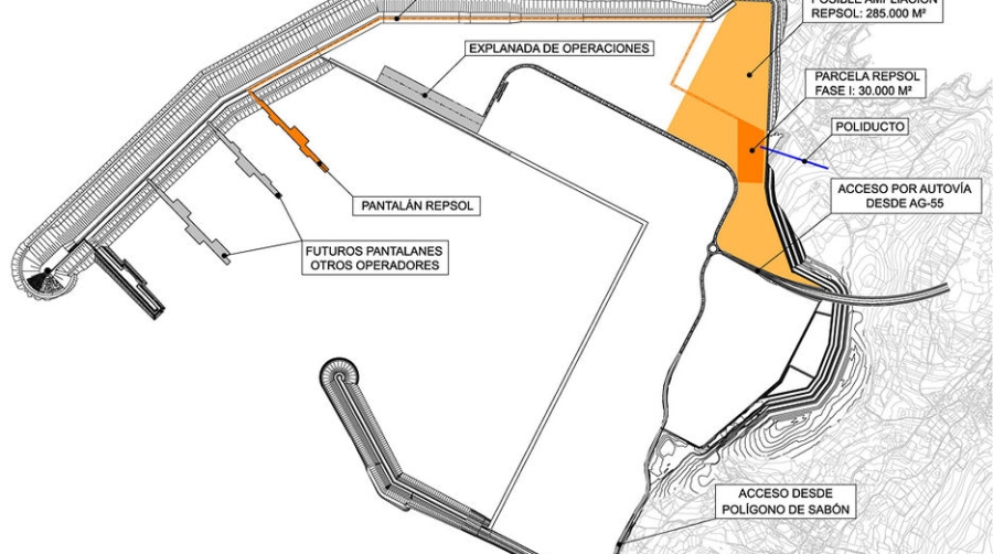 Repsol formaliza su solicitud de concesi&oacute;n en el puerto exterior de Punta Langosteira
