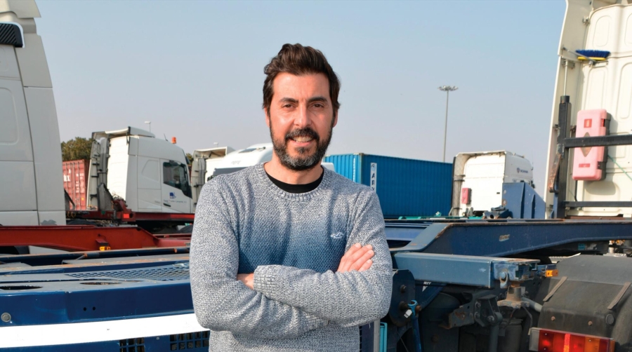 Víctor González, presidente de Colectivo de Transportistas de Levante. Foto R. T.