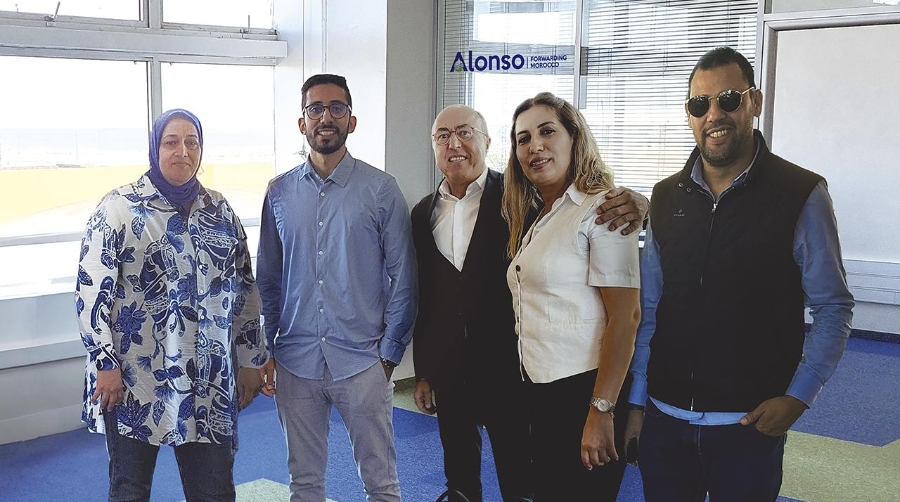 Equipo de Alonso Forwarding Morocco en Casablanca.