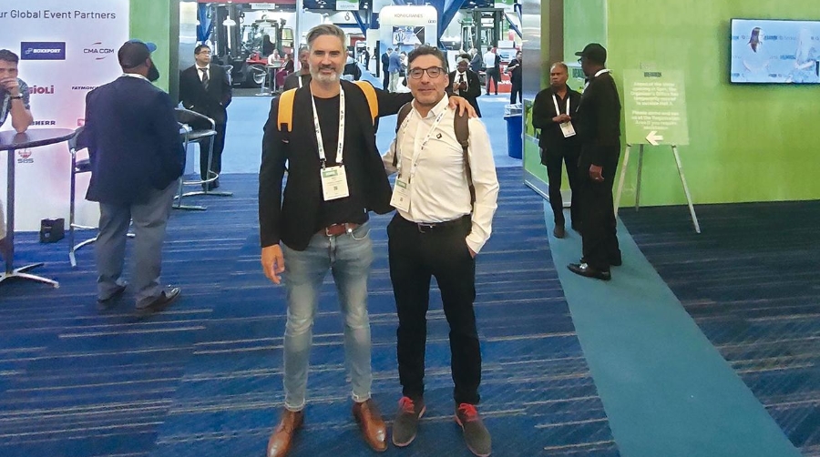 La delegación de Intermodal Forwarding, integrada por Mikel Lavin, general manager, y Raúl González, sales manager, se ha reunido con partners históricos de la firma y ha estado en American Break Bulk 2023.
