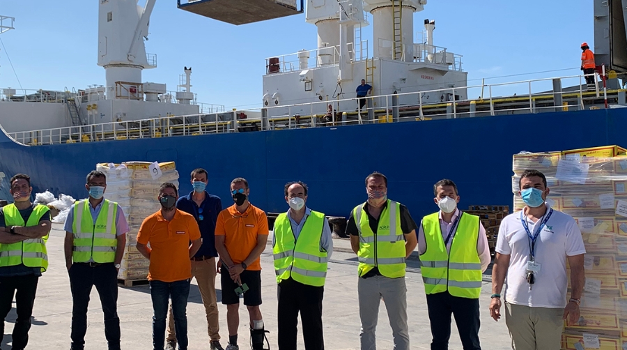 El Puerto de Algeciras acoge la operativa de exportaci&oacute;n de 1.600 toneladas de carne congelada paletizada