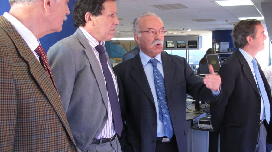 Visita del presidente de la AP de C&aacute;diz al Puerto de Algeciras