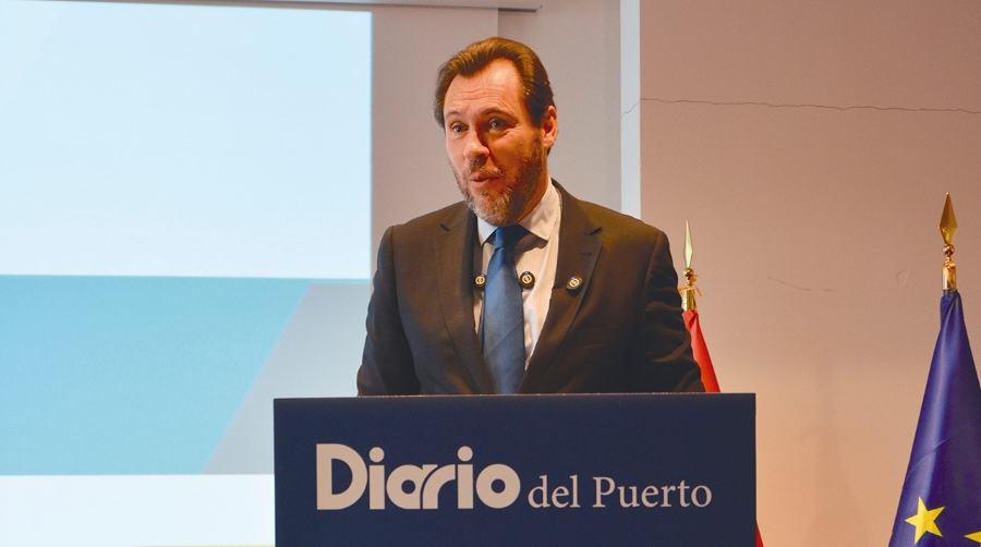 Óscar Puente: “No podemos quebrar la fortaleza del sistema portuario”