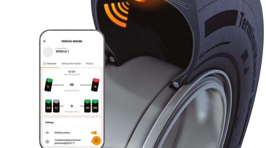 Continental innova con neumáticos inteligentes y servicios para una logística portuaria eficiente