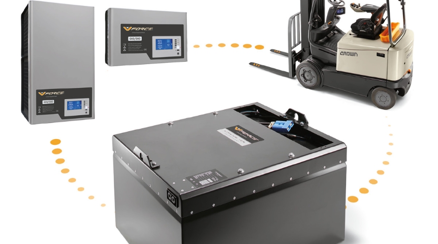 Crown presenta su tecnolog&iacute;a V-Force de ion litio