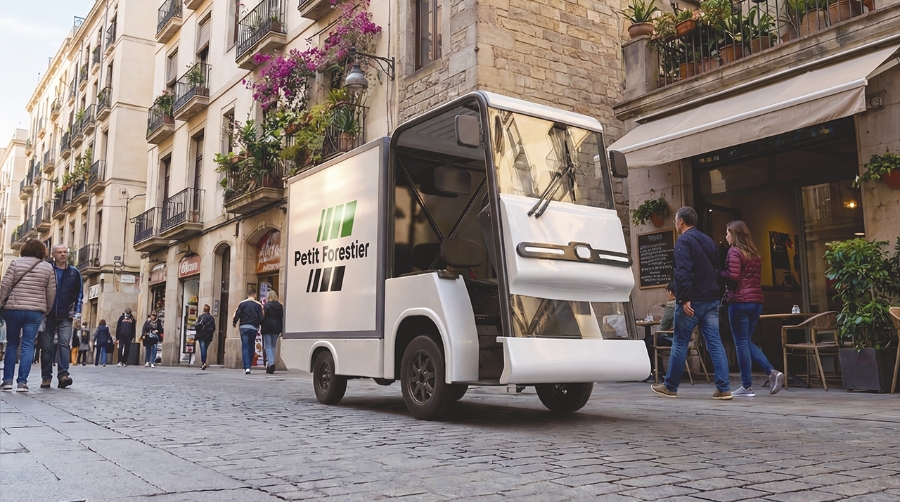 El BioCargo frigorífico es una bicicleta silenciosa, manejable y totalmente eléctrica.