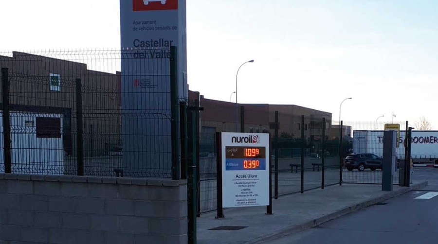 Aparcamiento para veh&iacute;culos pesados Cimalsa Truck en Castellar del Vall&egrave;s.