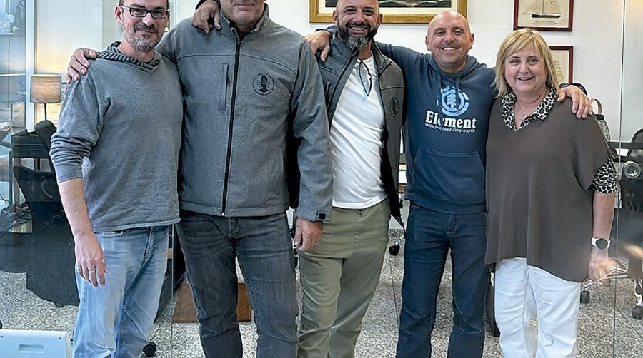 Representantes de Coordinadora tras las elecciones sindicales celebradas en Navarro y Boronad.