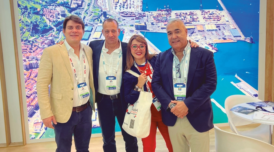 Julio González (Nakama), Udi Nemirovsky (Pluscargo/SEALLS), Rosangela dai Malawe (Nakama), F. jaber Bringas (UniportBilbaoI.. Foto J.P.