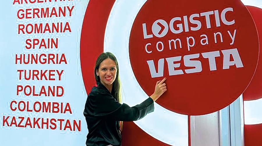Kateryna Seriakova, CEO de Vesta Forwarding.