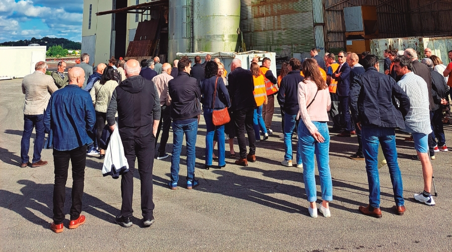 Silos de l’Adour potencia en Baiona su papel de “puente logístico entre Francia y Euskadi”