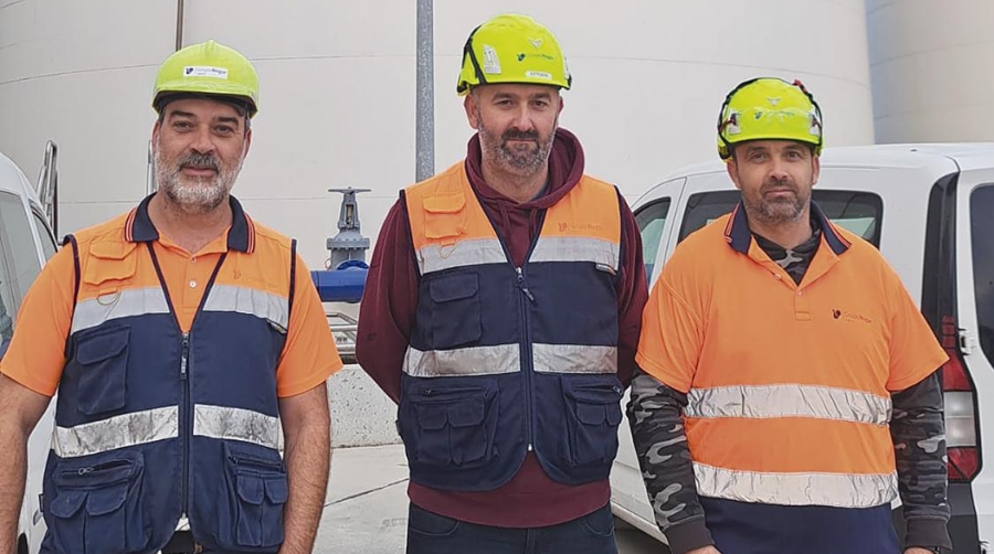Delegados de Coordinadora en el comité de empresa de Grupo Nogar en A Coruña.