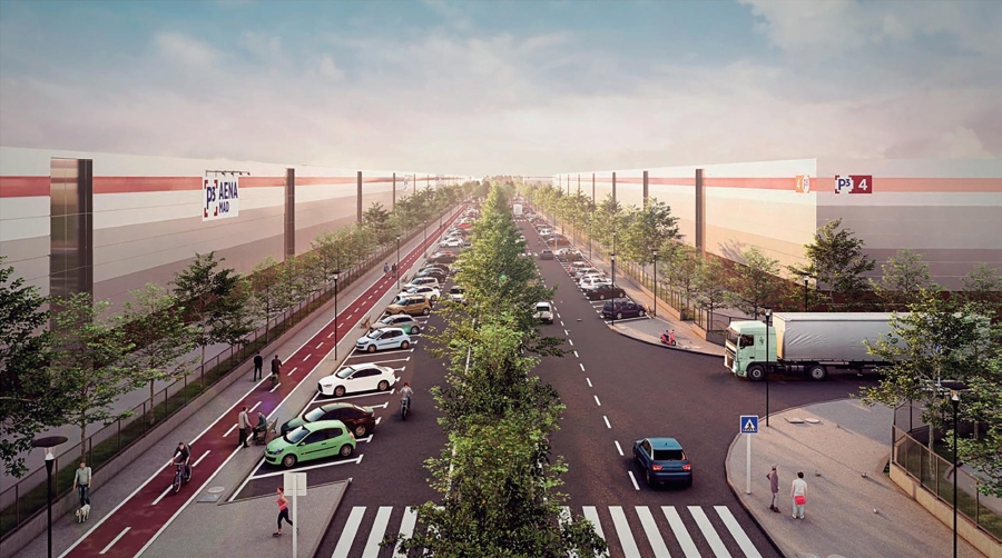 Render de la propuesta presentada por P3 Group, con una inversión de 116,1 millones de euros y un compromiso de aportación inicial de 52,5 millones.