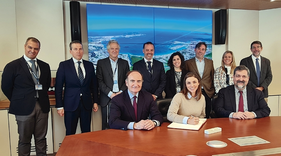 Un momento de la visita del pasado enero de la CEO de Procomer, Laura López.