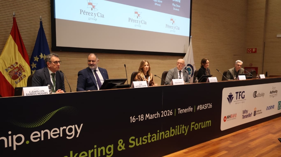 Un momento de la inauguración del evento.