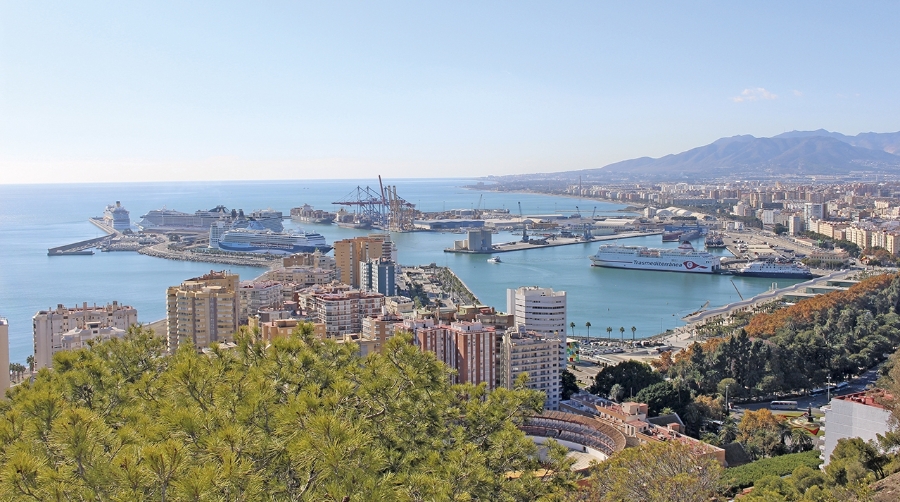 Puerto de Málaga.