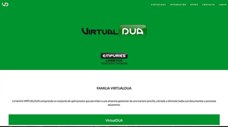 Empuries Log&iacute;stica lanza un portal web exclusivo para su producto VirtualDua