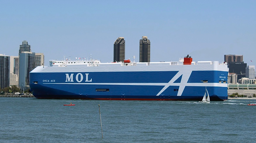 El car-carrier &ldquo;Orca Ace&rdquo; de MOL obtiene la primera clasificaci&oacute;n RMSV de ClassNK
