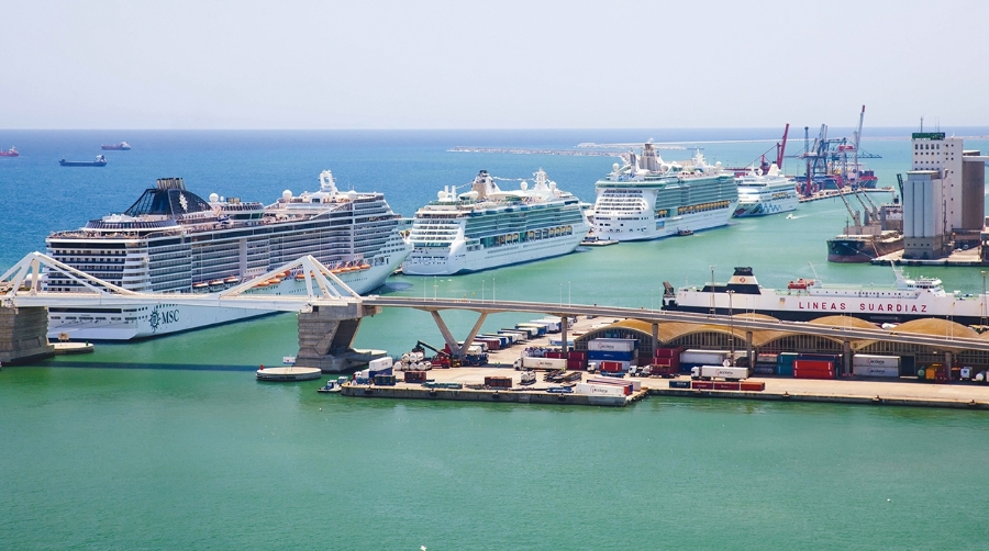 El sistema se implantará en las terminales de cruceros (C, E, G y H) y de ferris (Contradique y F2)