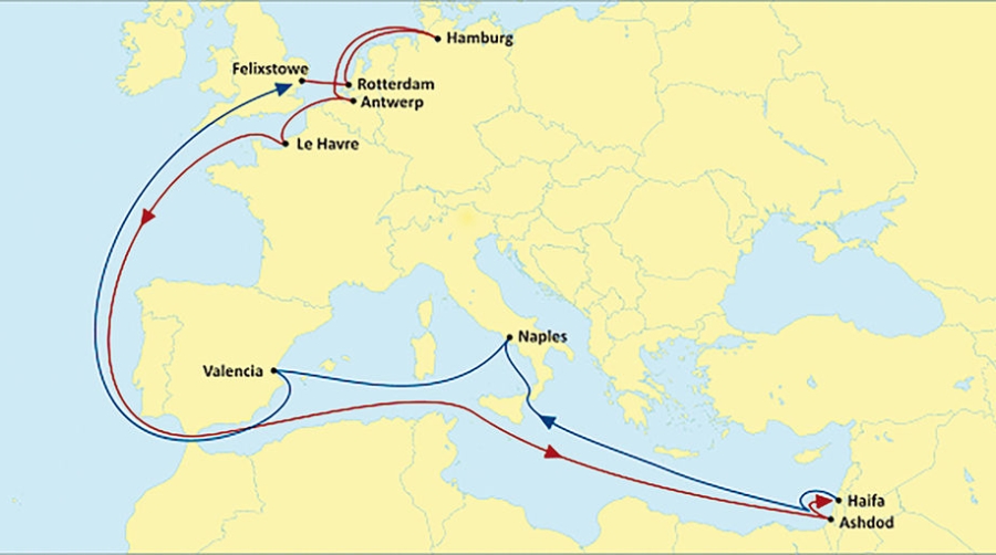 MSC mejora su servicio Israel Express gracias a un &quot;joint&quot; con ZIM