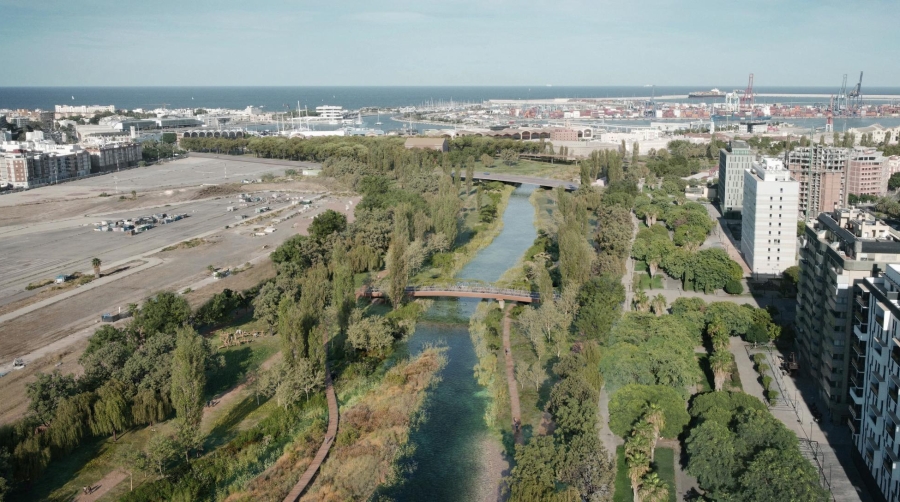 El Parque de Desembocadura, pulmón verde de Valencia, contará con 13,5 millones de la APV