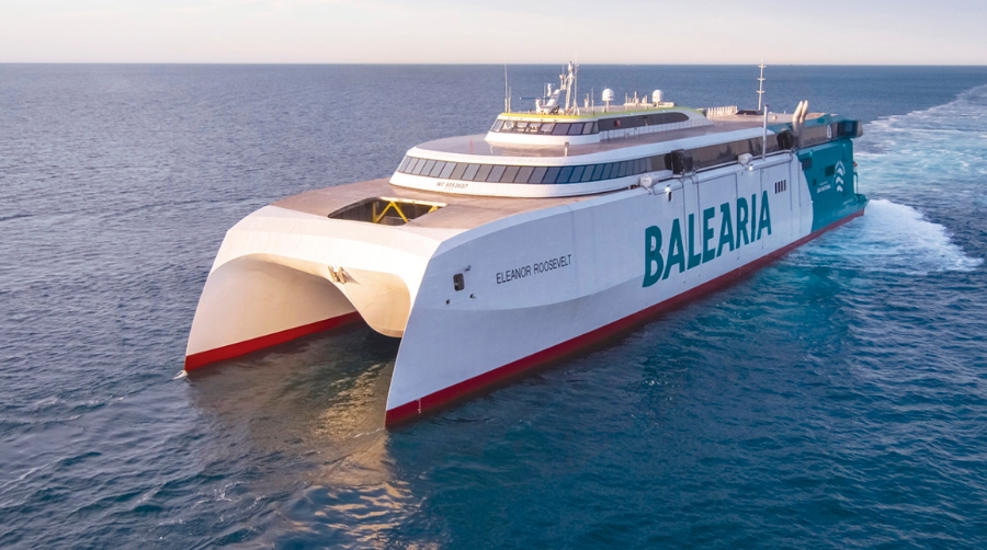 Bale&agrave;ria presenta su flota de GNL en Shippax Ferry Conference