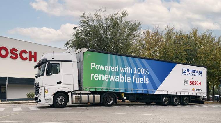 Rhenus ha puesto en circulación dos vehículos pesados propulsados por combustible renovable entre Irún y Madrid.