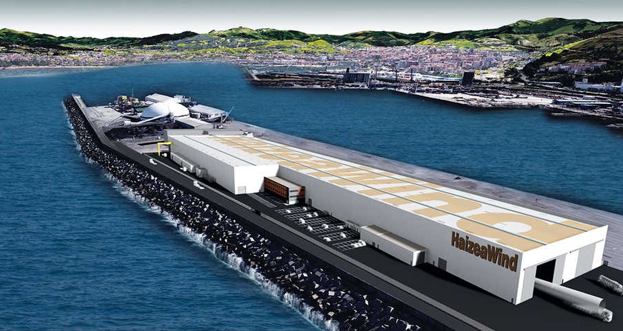 Haizea Wind crear&aacute; 296 empleos en su nueva planta del muelle AZ-2 del Puerto de Bilbao