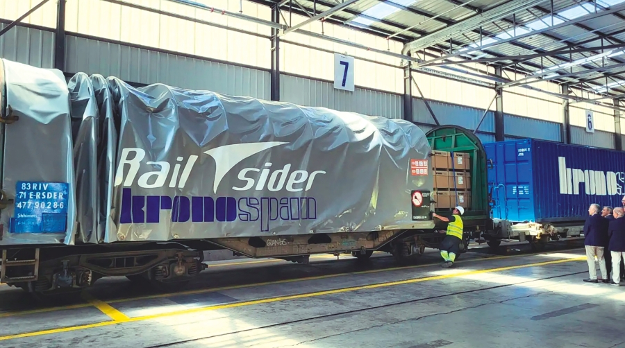 Railsider Atlántico inicia un servicio ferroviario para Kronospan desde Irún a Metz (Francia)