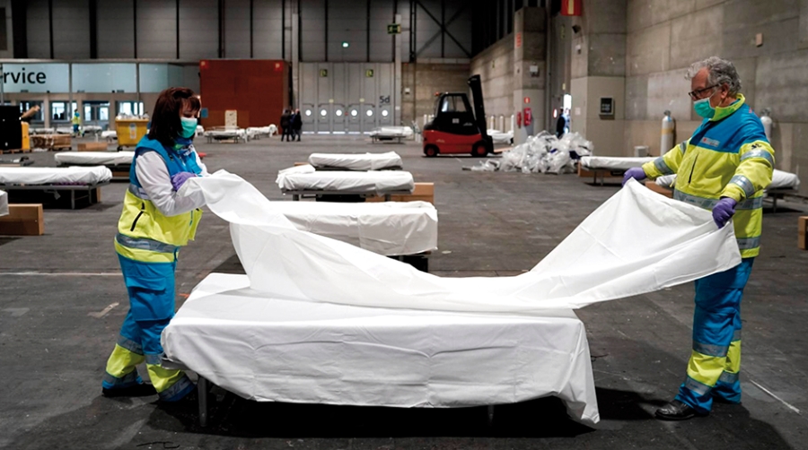 5.000 camas y 500 puestos UCI conforman la log&iacute;stica del hospital provisional de Ifema