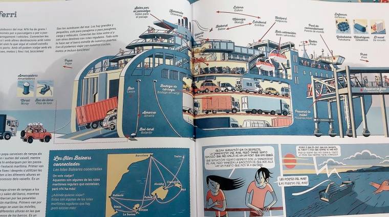 Ports de Balears explica la actividad portuaria a través de un cómic