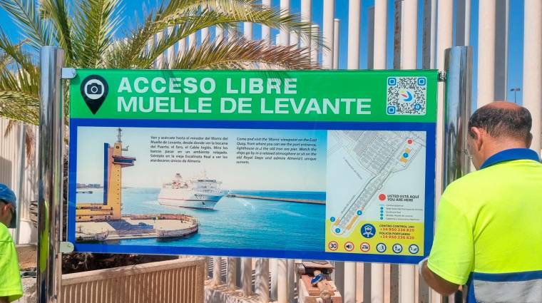 La AP de Almería abre al público el Muelle de Levante