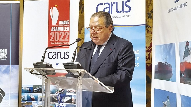 Vicente Boluda, presidente de ANAVE, durante su intervención. Foto: Miguel Jiménez.