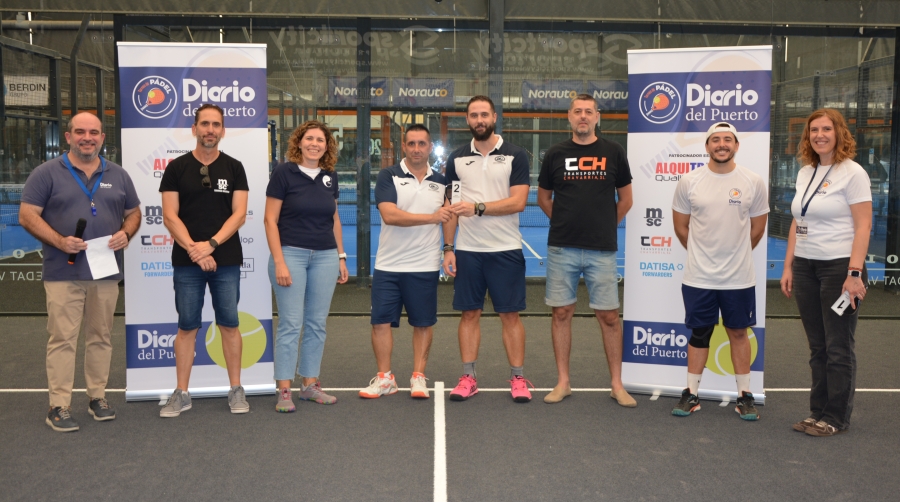 Across Logistics y Rhenus Air &amp; Ocean, empresas ganadoras del 4º Torneo de Pádel de Diario del Puerto