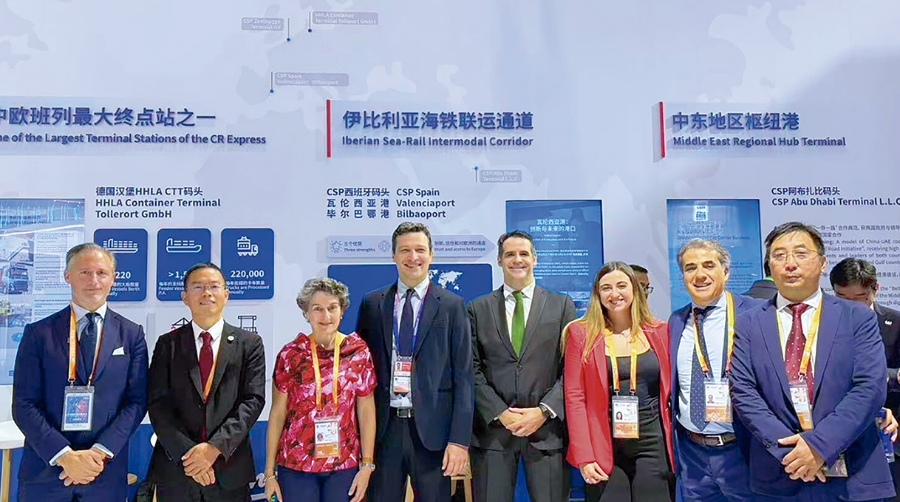 CSP Spain, Valenciaport y BilbaoPort impulsan la conectividad con China