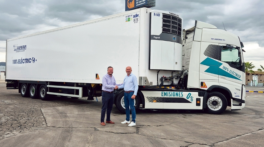 José María Sanfeliu, director general de Frigicoll Murcia junto a Juan Sánchez, director general de Disfrimur.