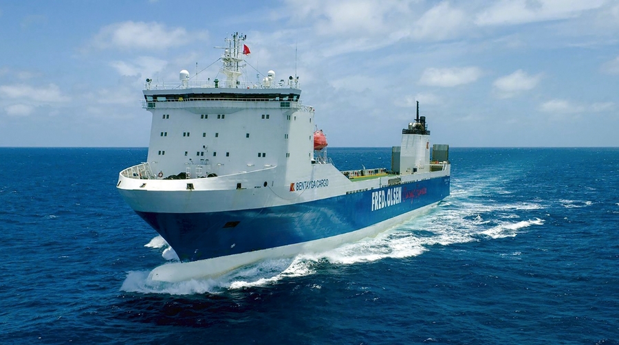 Fred. Olsen transporta 300.000 metros lineales de carga en Canarias
