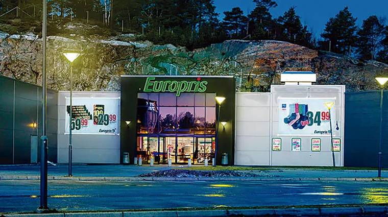 Europris es la principal empresa minorista de Noruega, con más de 260 supermercados.
