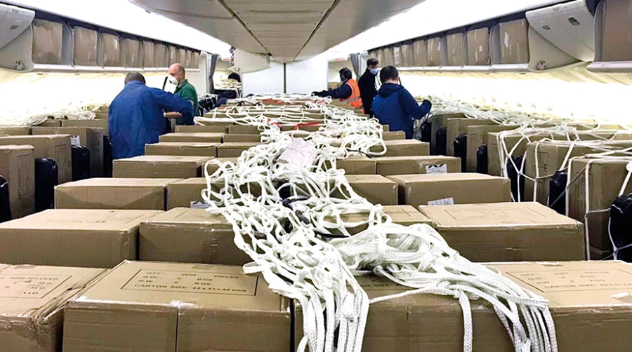 Grupo Alonso coordina la log&iacute;stica de un corredor a&eacute;reo sanitario con China