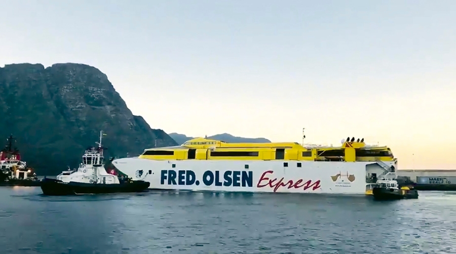 Fred Olsen Express restablece sus servicios desde el puerto de Agaete