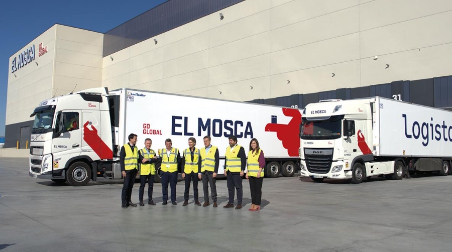 Un momento de la visita de los dirigentes del PP a El Mosca el pasado 3 de febrero.