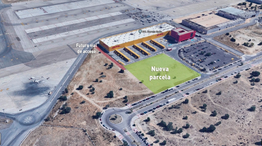 El espacio lanzado a concurso por Aena se sit&uacute;a en la parcela l.2, ubicada en la zona Rampa 7 del Centro de Carga A&eacute;rea.