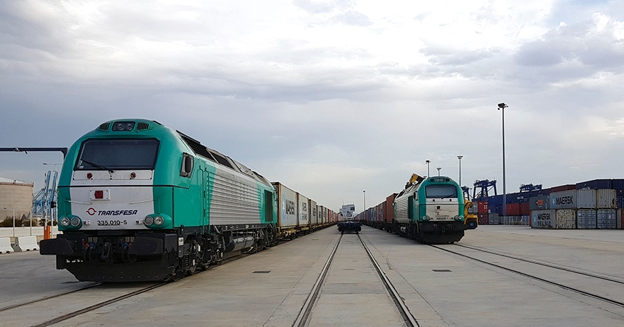 El Puerto de Algeciras recupera hoy la conexi&oacute;n ferroviaria con la llegada del primer convoy
